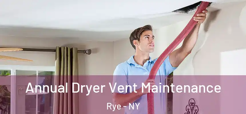  Annual Dryer Vent Maintenance Rye - NY