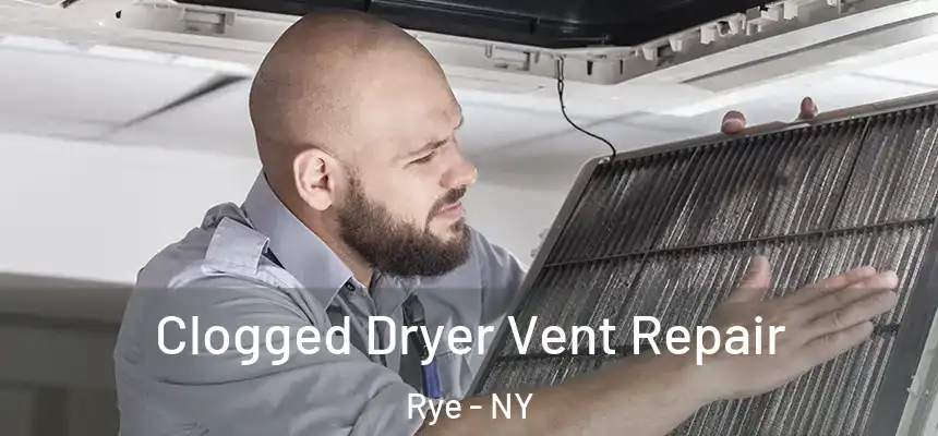  Clogged Dryer Vent Repair Rye - NY